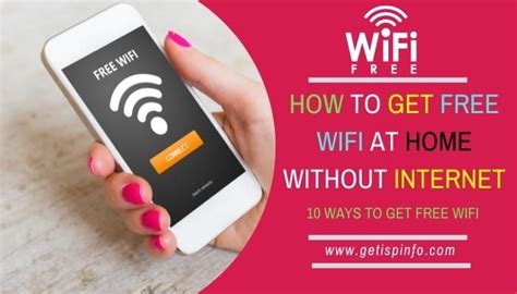 How can i get free wifi at home. Things To Know About How can i get free wifi at home. 